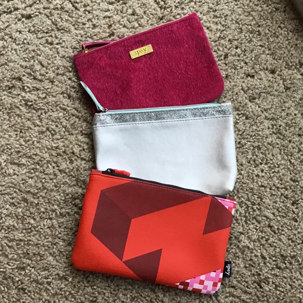 Lot of 3 IPSY bags